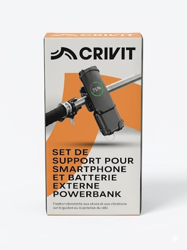 Smartphone & Powerbank Bike Support Set